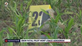 Zbor fatal- pilot mort lângă aerodrom